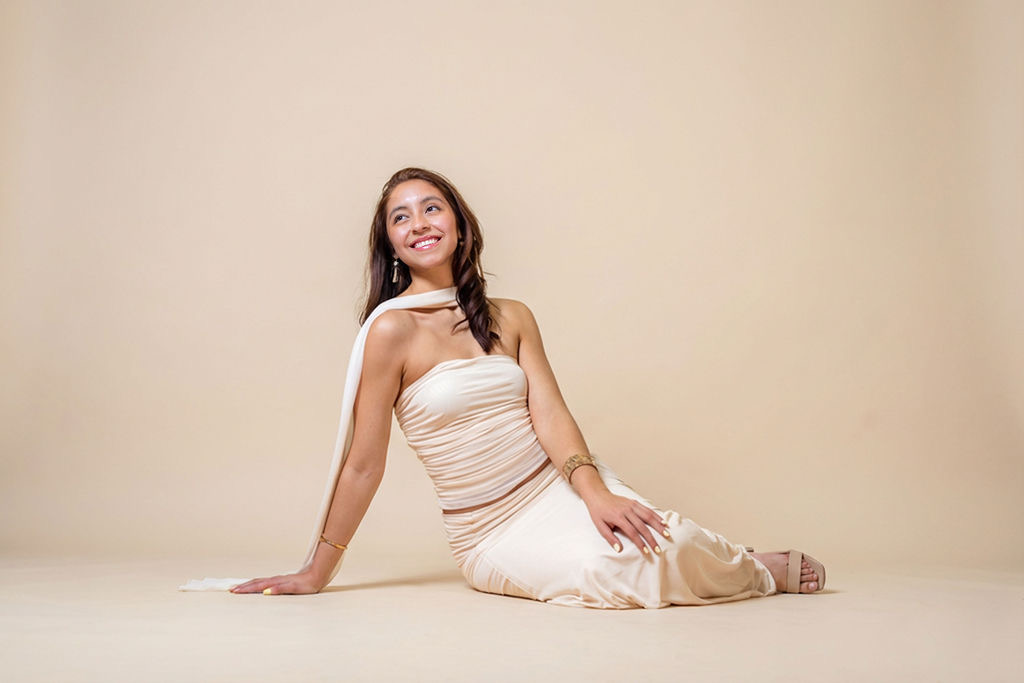 Kayla Tomas in elegant pose