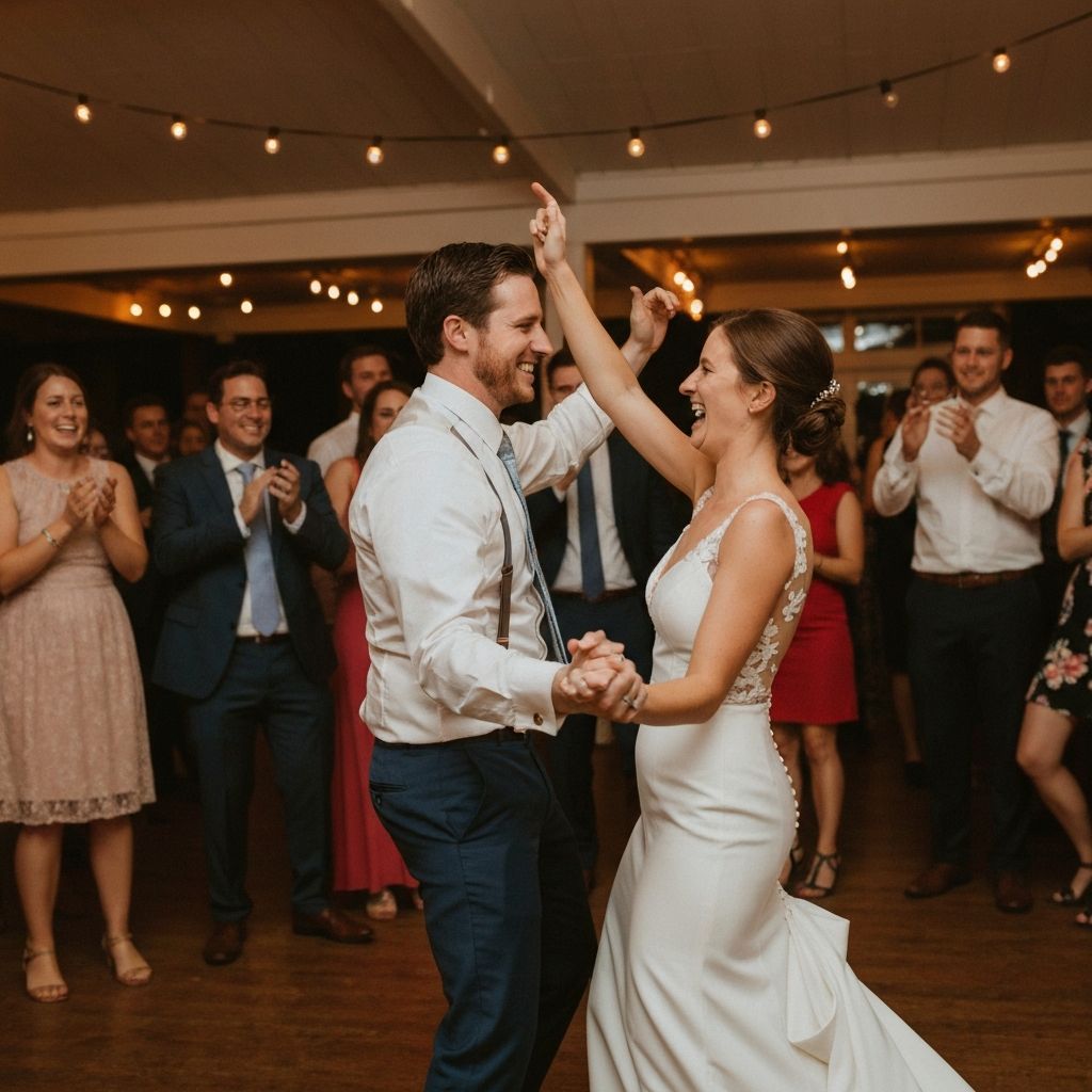 Wedding party dance